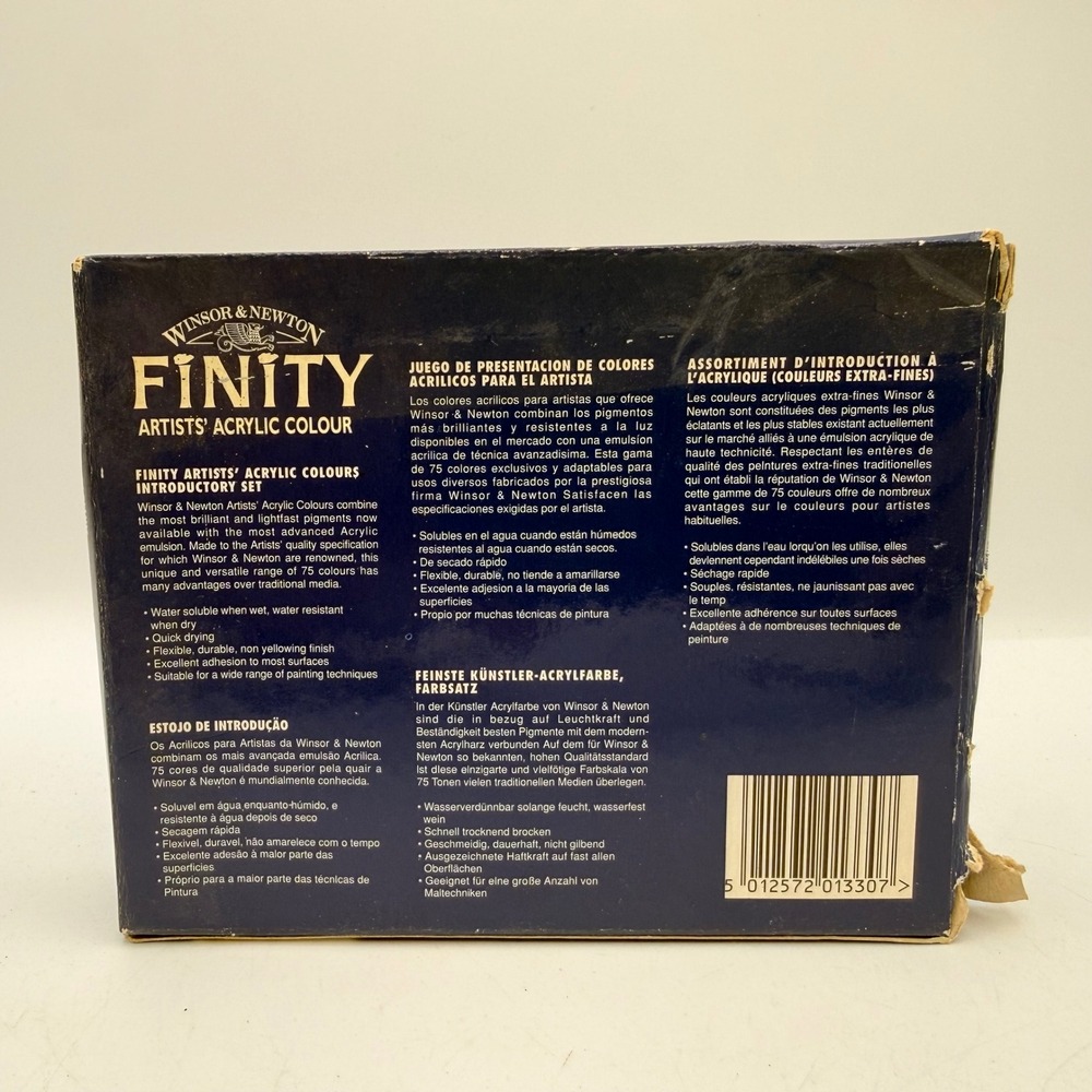 Winsor & Newton Finity Artists Acrylic Colour Introductory Set 6 Tubes 20ml 2490